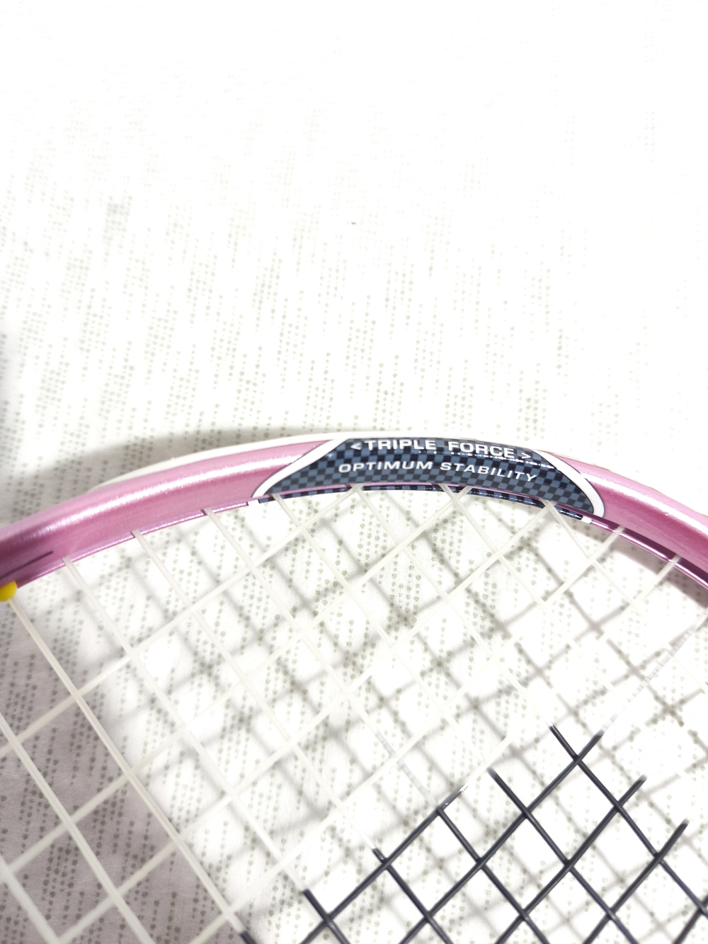 Pink Tennis Racket with White Grip - Picture 8 of 13